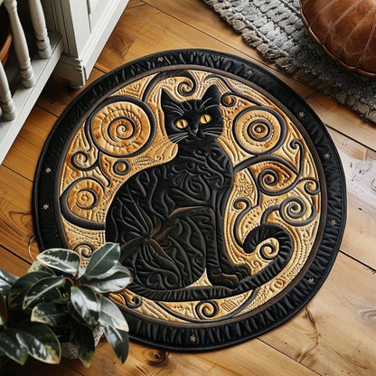 Enchanted Swirl CP1806004CL Quilted Round Mat