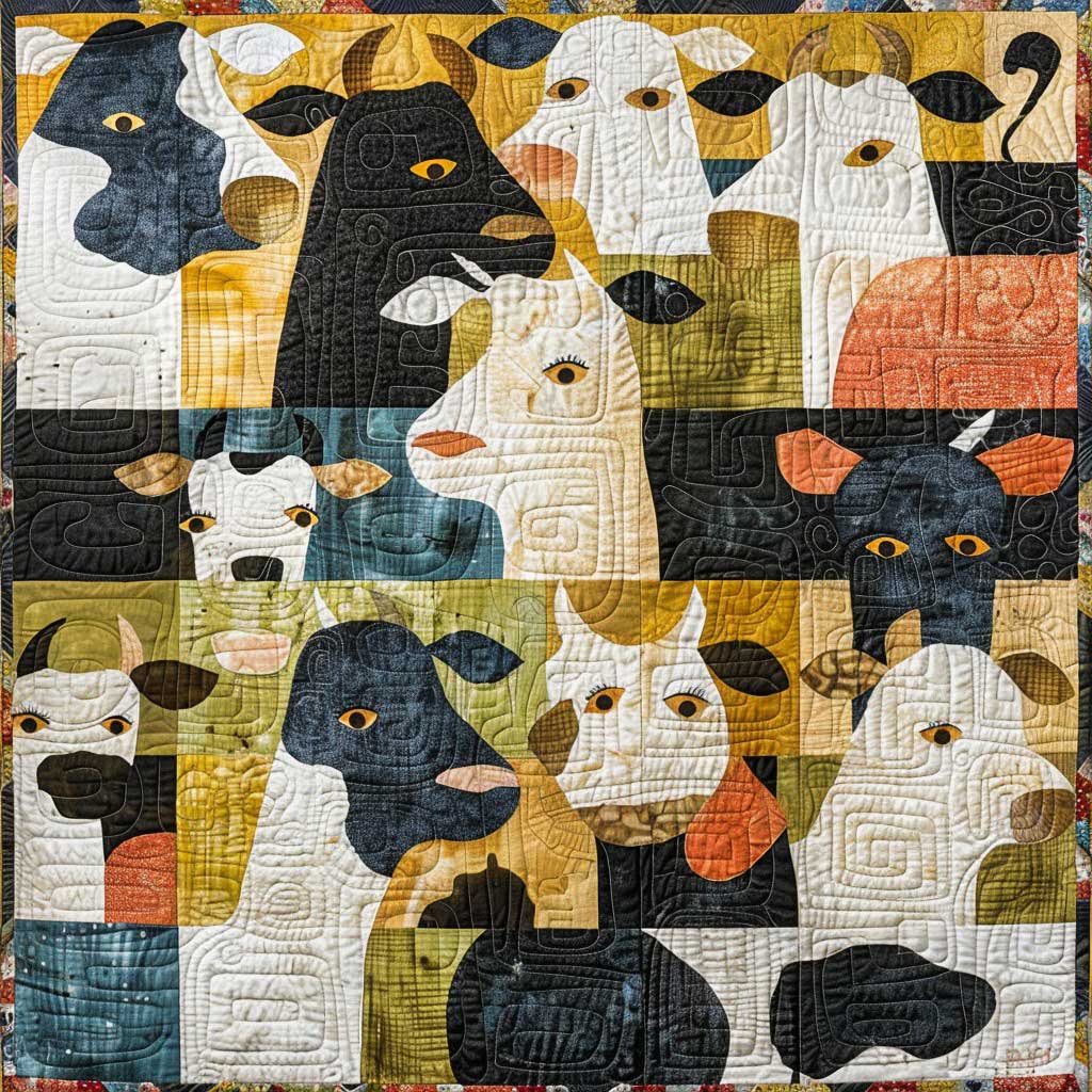 Cartoon Cows WM2707001CL Quilt