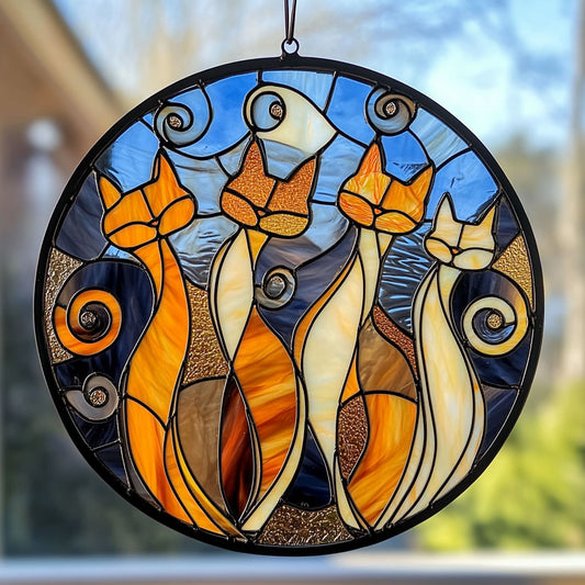 Cat Gang WU1601021CL Suncatcher