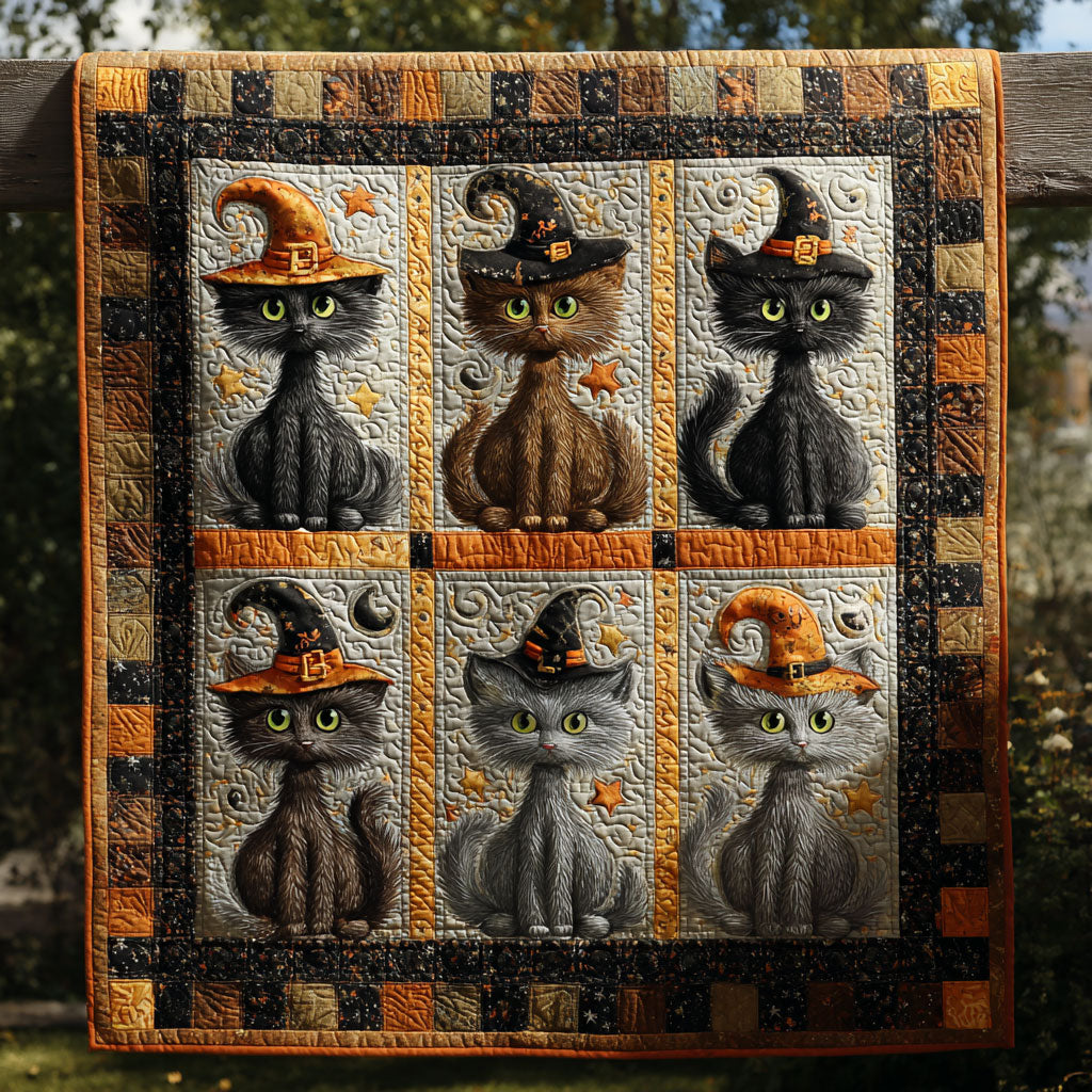 Cat of Halloween CW0508001CL Quilt