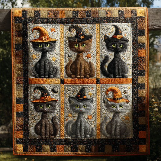 Cat of Halloween CW0508001CL Quilt