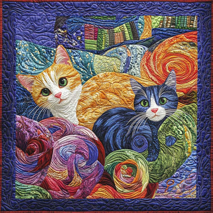 Cat Playing XR0508017CL Quilt