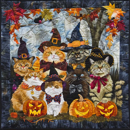 Cat Witch XR0409028CL Quilt