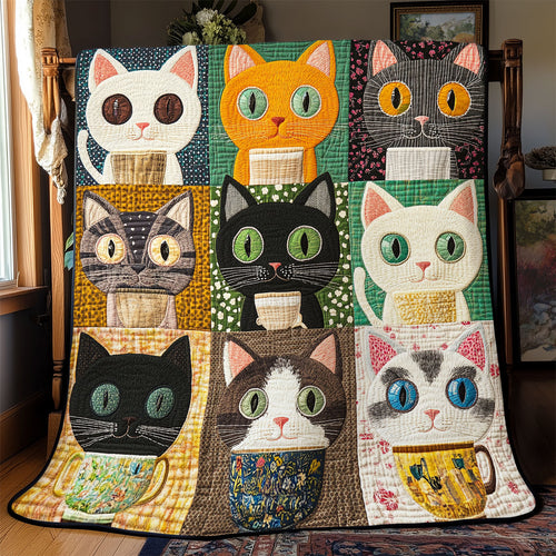 Catnip & Teacups YR0602027CL Quilt