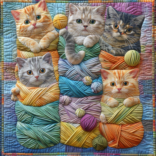 Cats And Yarns XR0506015CL Quilt