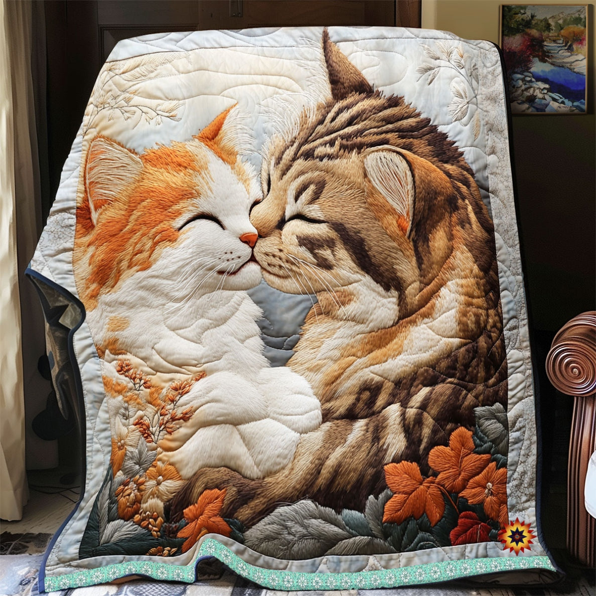 Cats Cuddle WU1712004CL Quilt