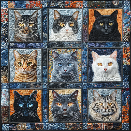 Cats XR2005016CL Quilt