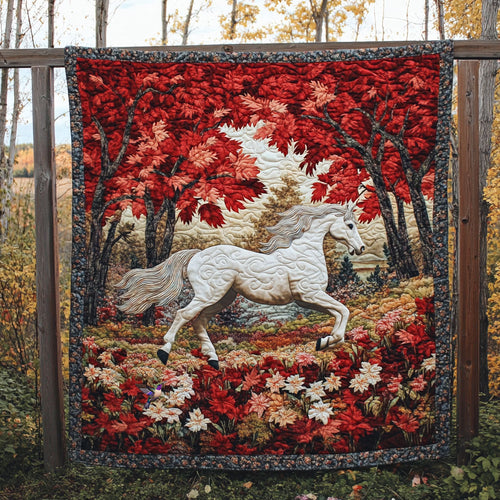 Horse Autumn WT1010012CL Quilt