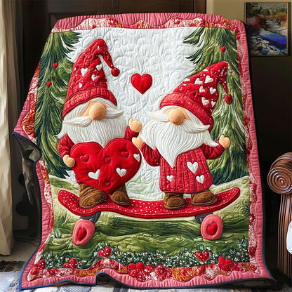 Couple Gnome In Skate WY1801057CL Quilt