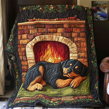 Lazy Rottweiler WX0601022CL Quilt