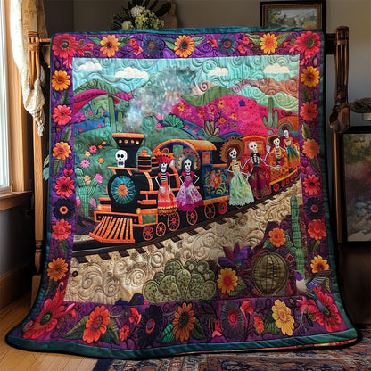 Day Of The Dead Train Journey WN2610045CL Quilt