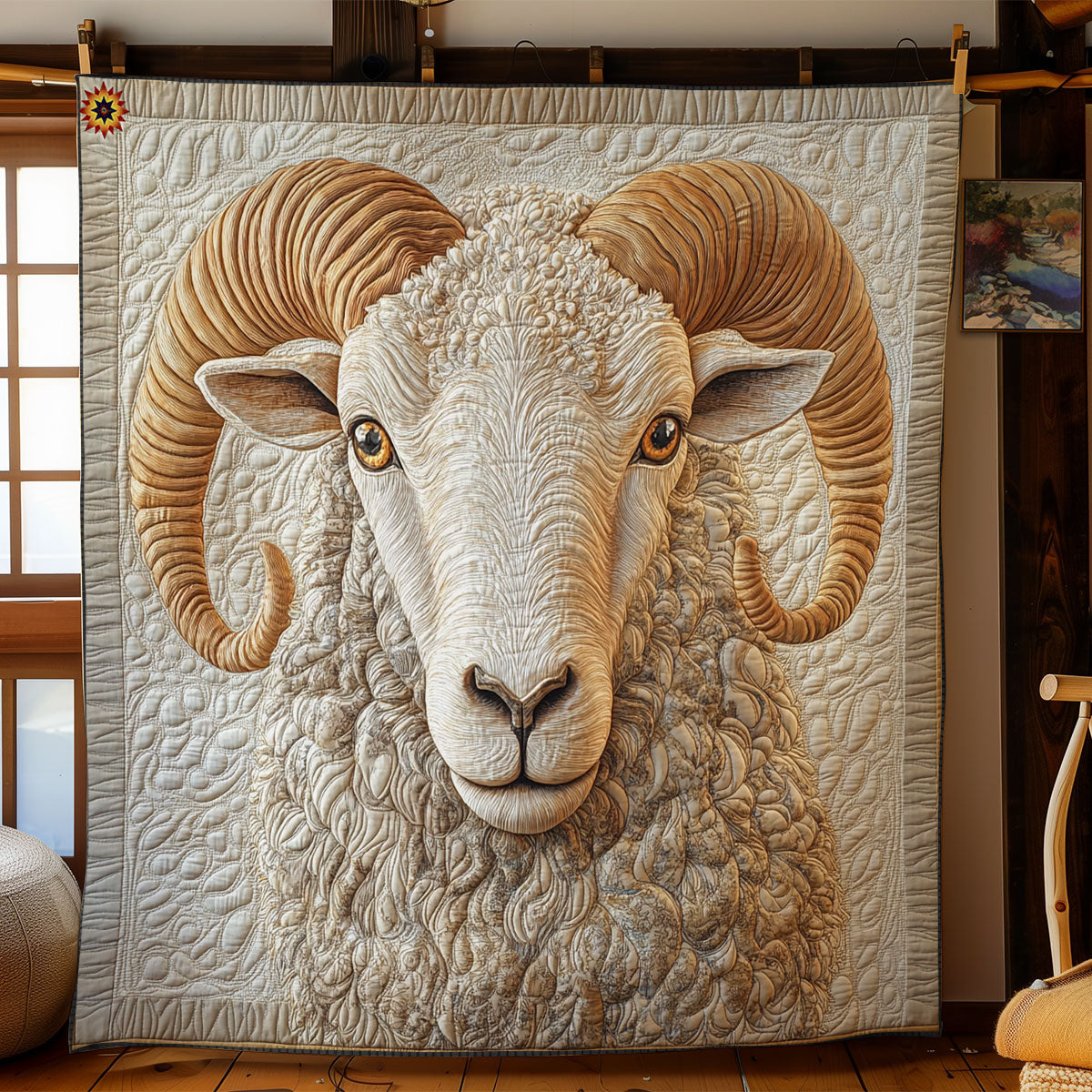 Bighorn Sheep WY2111045CL Quilt