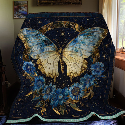 Butterfly Blue WT0702008CL Quilt