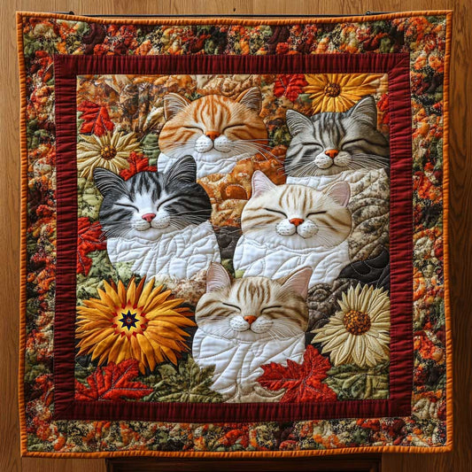 Lovely Tabby Floral WP0212024CL Quilt