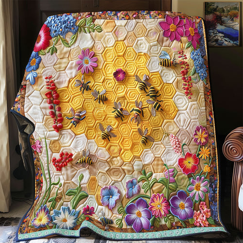Cute Little Beehive WP0609013CL Quilt