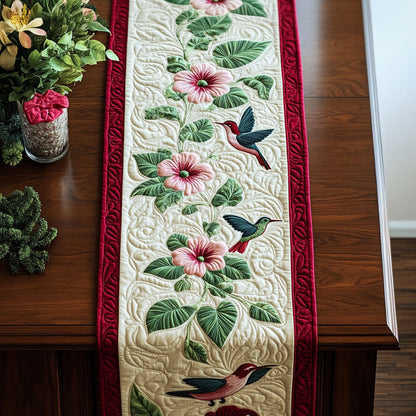 Petals & Wings CP2104038CL Quilted Table Runner