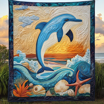 Dolphin Ocean WT1901010CL Quilt