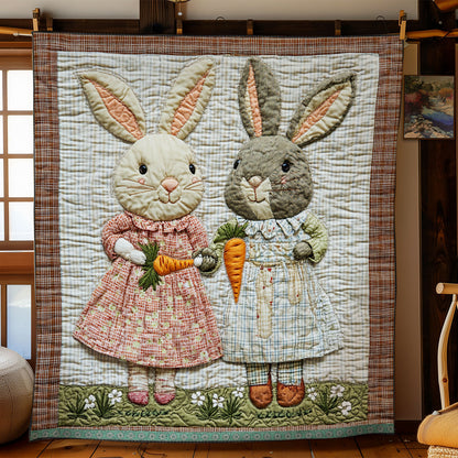 Couple Rabbit WX1212011CL Quilt