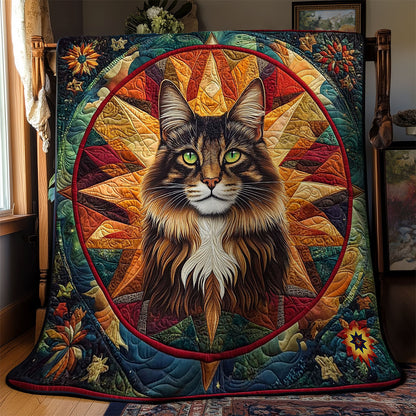 Mystic Portrait Cat WY1112013CL Quilt