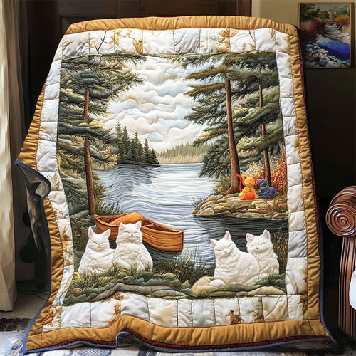 Forest Canoe Cat WP2312020CL Quilt