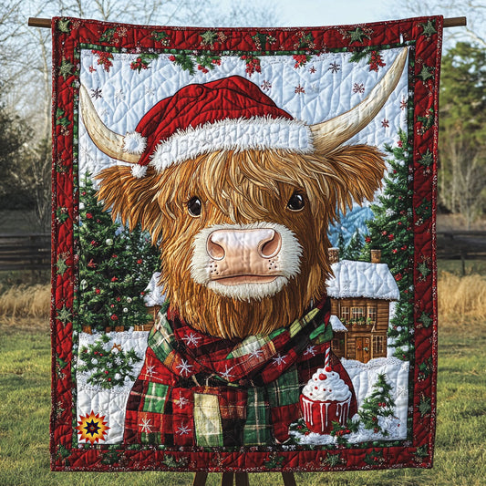 Cow Christmas WT0410032CL Quilt