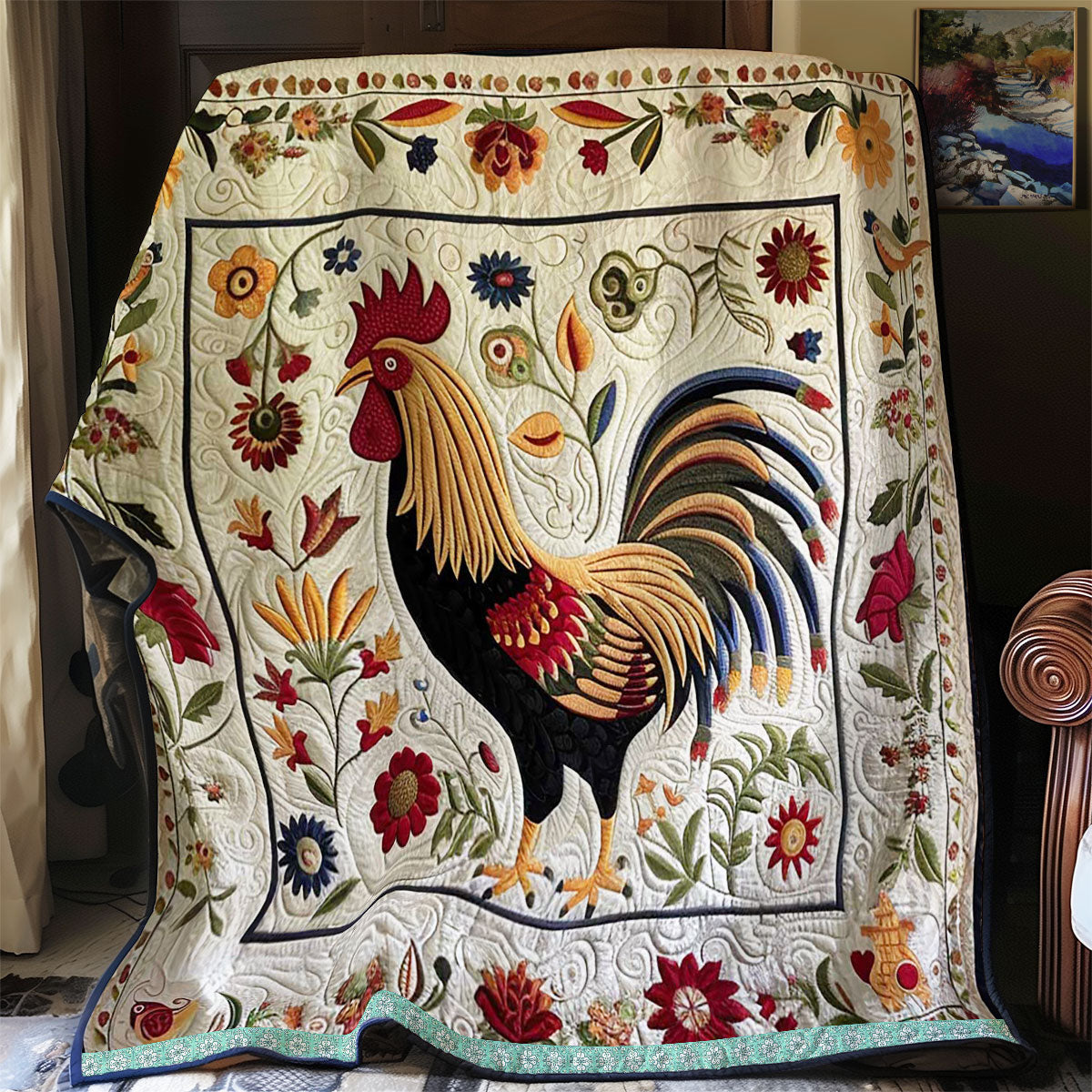 Chicken WJ1209001CL Quilt