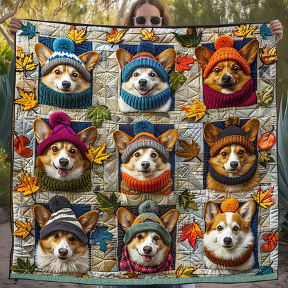Cute Corgi WJ1209004CL Quilt