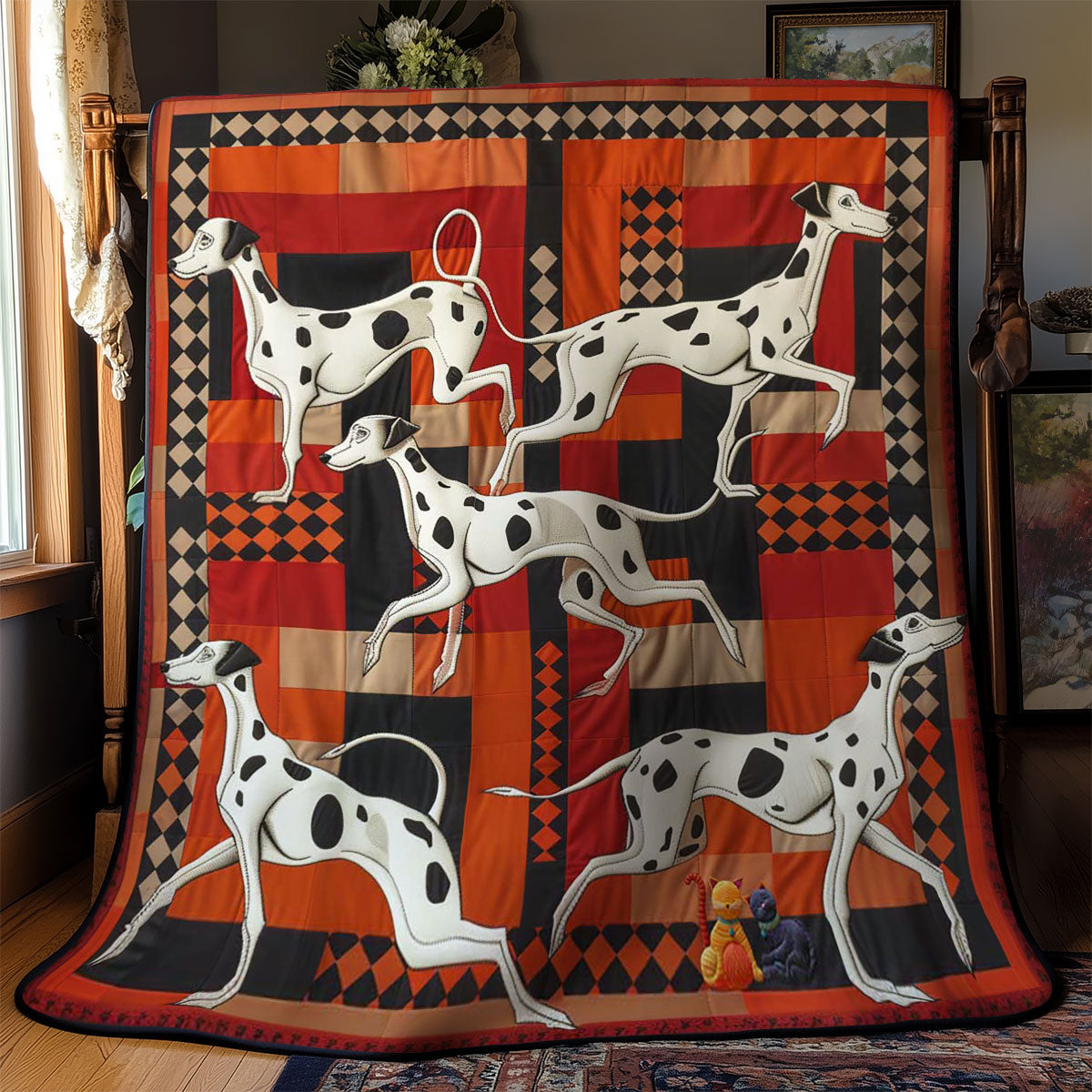 Dalmatian Fun WN2410029CL Quilt