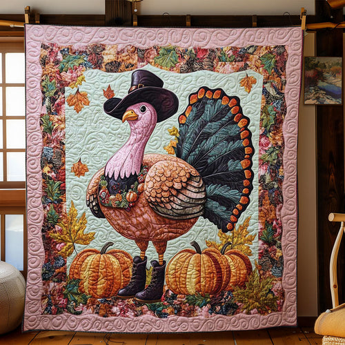 Thanksgiving Turkey Style WN0801030CL Quilt