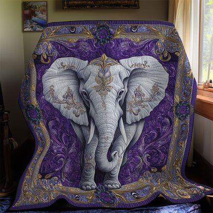 Purple  Mystic Elephant WY0811020CL Quilt