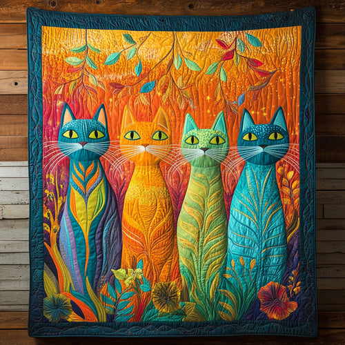 Whimsical Cats CW2305445CL Quilt