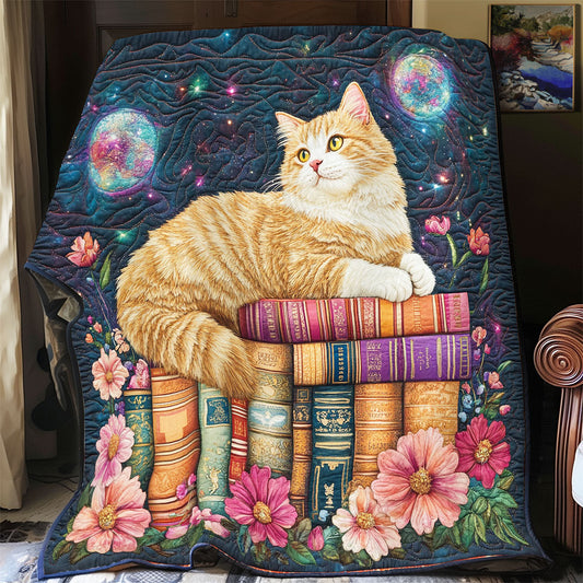 Cosmic Cat Bloom CW1407016CL Quilt