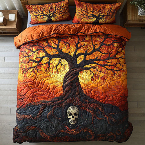 Skull And Tree WY1302108CL Duvet Cover Set