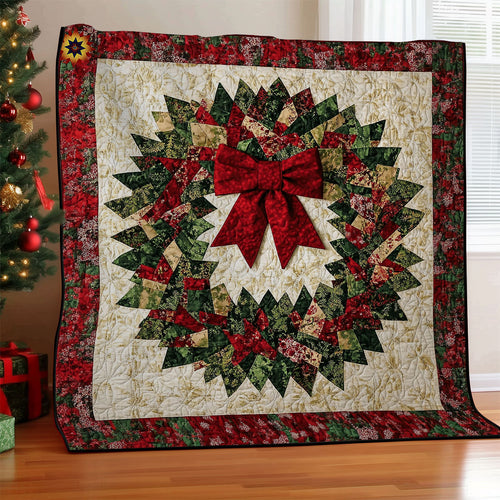 Trigger Pattern Christmas Wreath WY211013CL Quilt