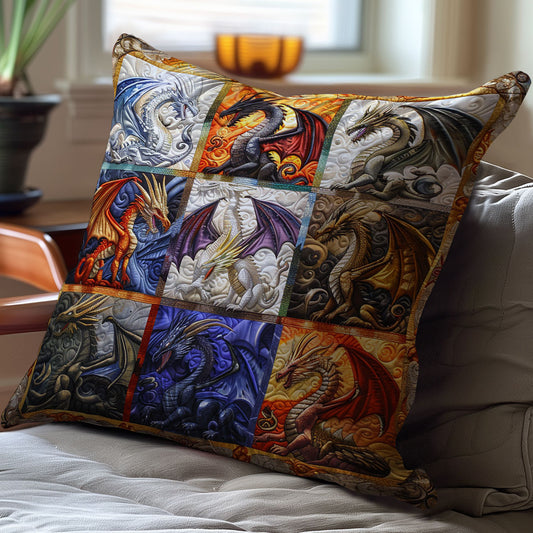 Colorful Dragon WY2701019CL Quilt Pillow Case
