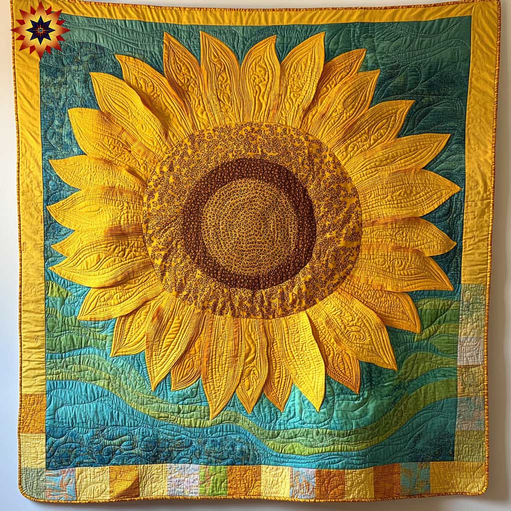 Sunflower Serenity WN0711098CL Quilt