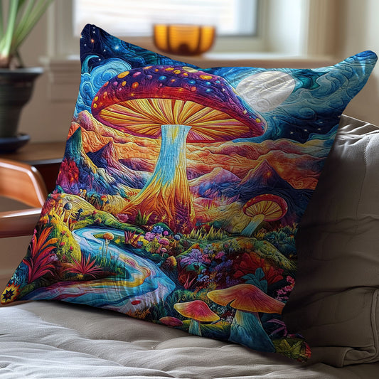 Magic Mushroom Forest WY2212085CL Quilt Pillow Case