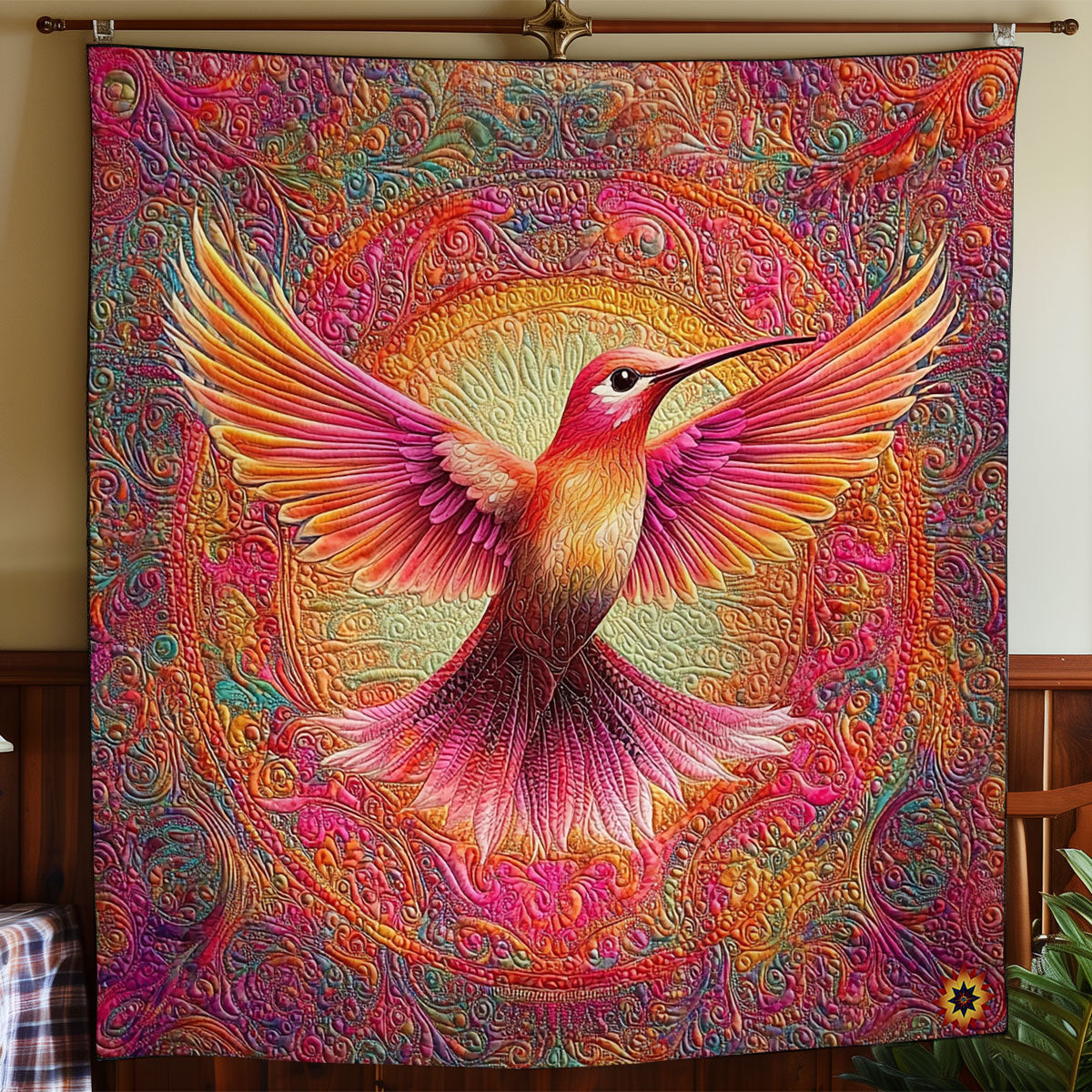Hummingbird WY2111037CL Quilt