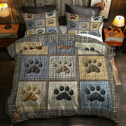 Dog Paw Love WN0710080CL Duvet Cover Set