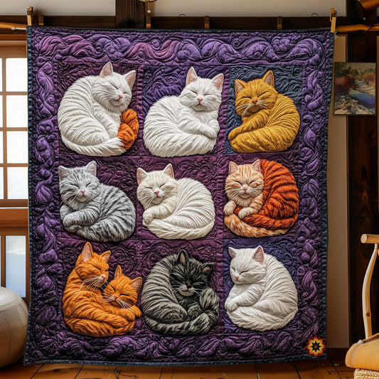 Mystic Sleeping Cat WY0911020CL  Quilt