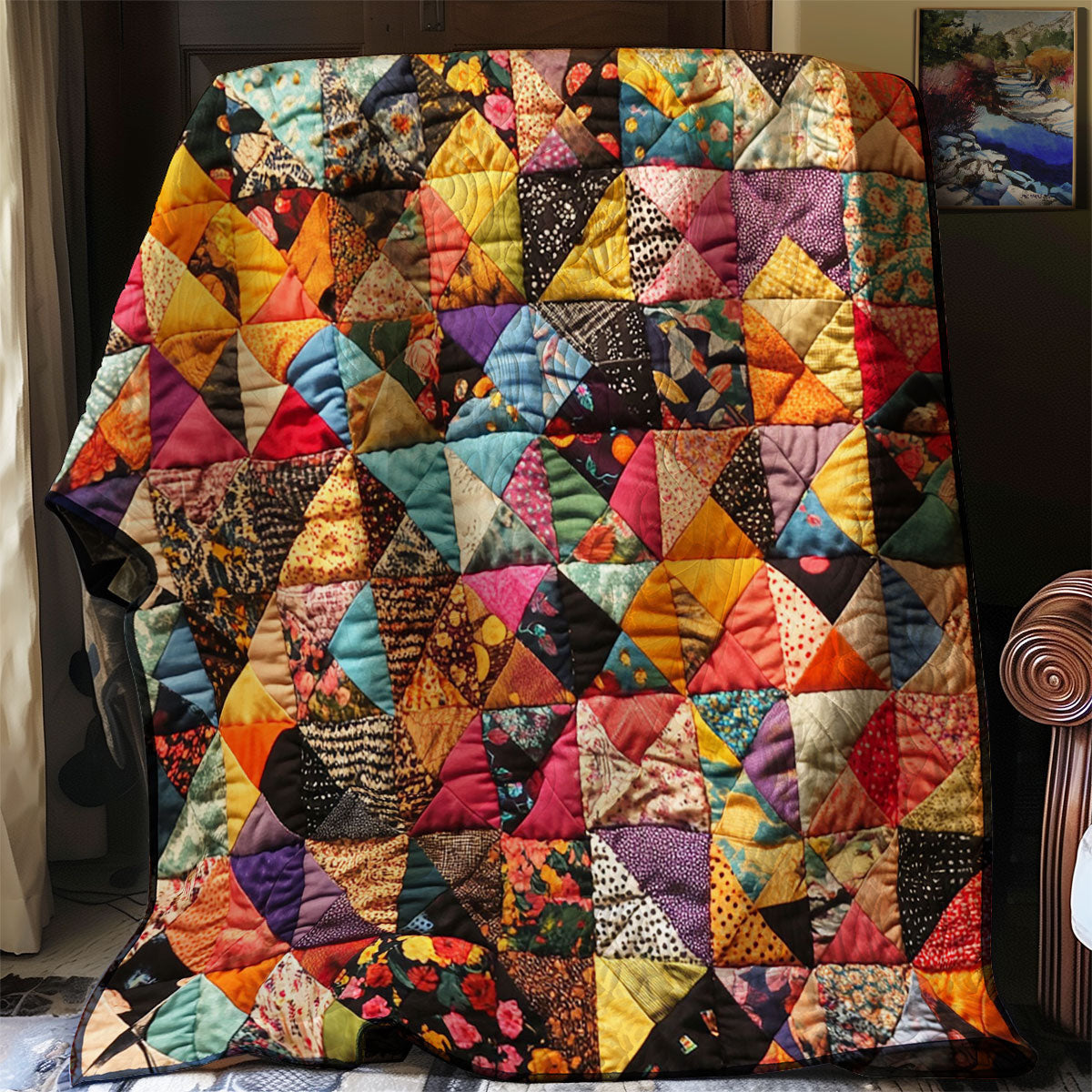 Blooming Patchwork WJ2612005CL Quilt