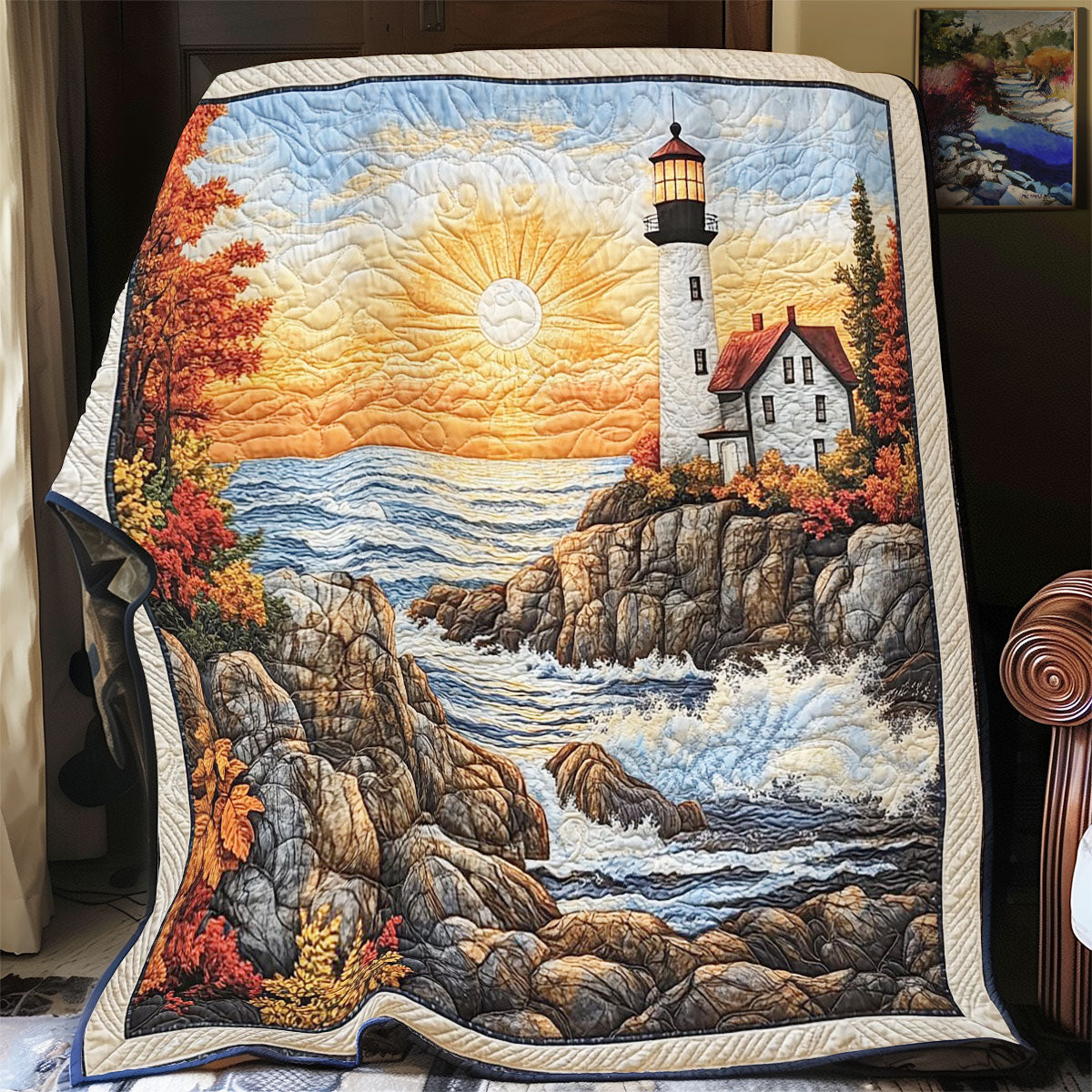 Lighthouse Beach CW0807030CL Quilt