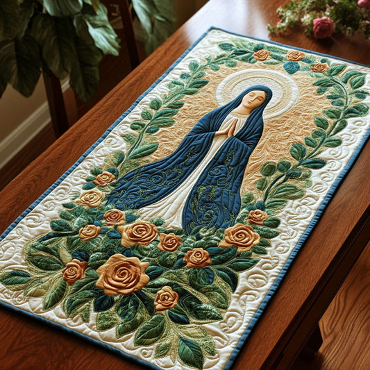 Mary's Embrace CP2304030CL Quilted Table Runner