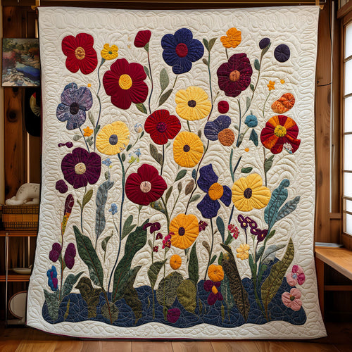 Colorful Flower Garden WY1202086CL Quilt