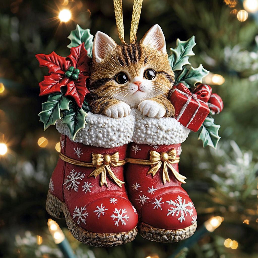 Purring Joy CP2310029CL Christmas Ornament