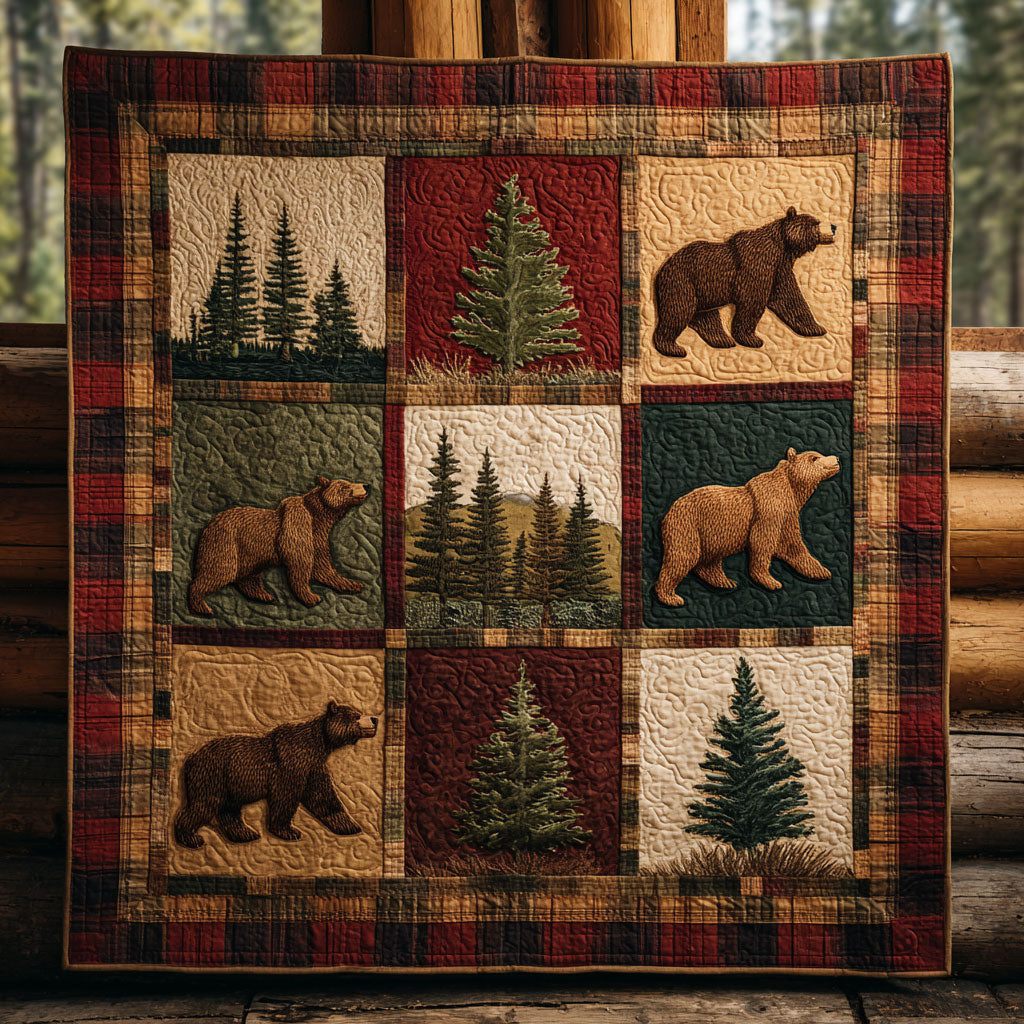 Bear in the Woods CW2410004CL Quilt