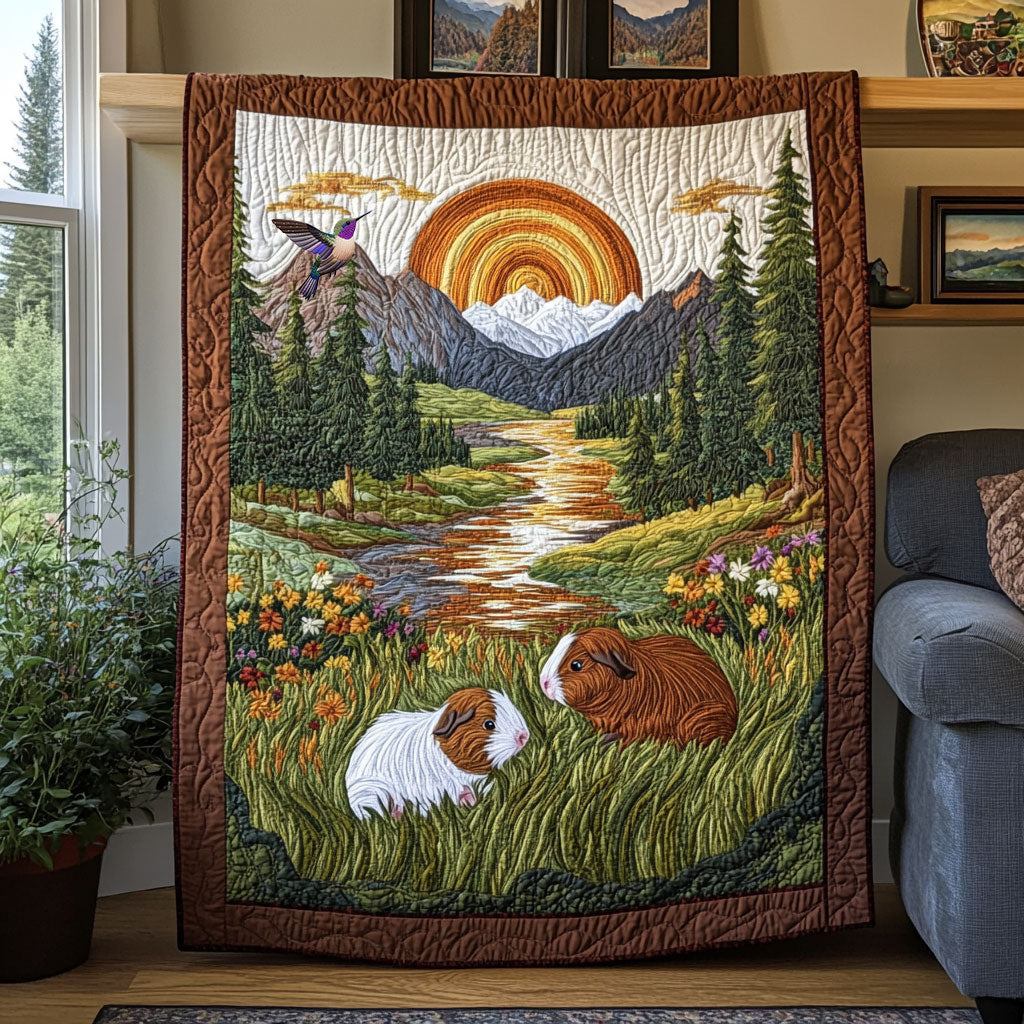 Guinea Pigs Mountain WX2510006CL Quilt