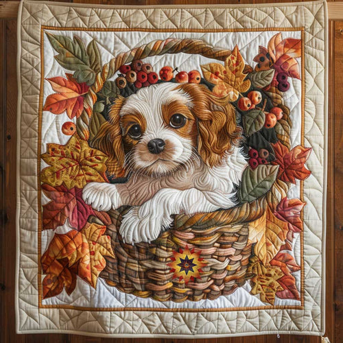 Cavalier Autumn Basket WP0411007CL Quilt