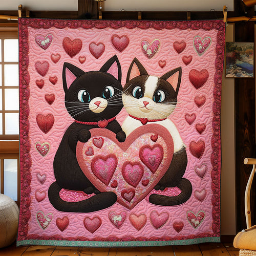 Couple Cat WX0512008CL Quilt