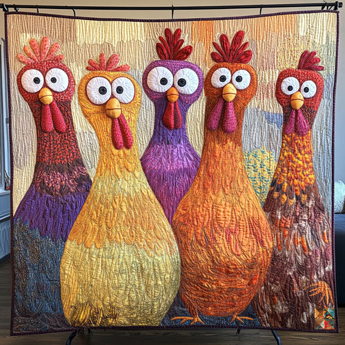 Chicken Gang WU2410033CL Quilt